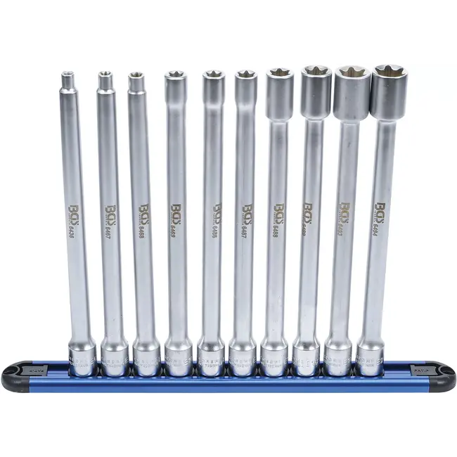 BGS Doppenset E-profiel - XXL - 3/8" - E6-E20 - 10 delig