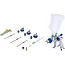 BGS Lucht verfspuit - met 3 sproeiers - 1,4 - 1,7 - 2,0 mm