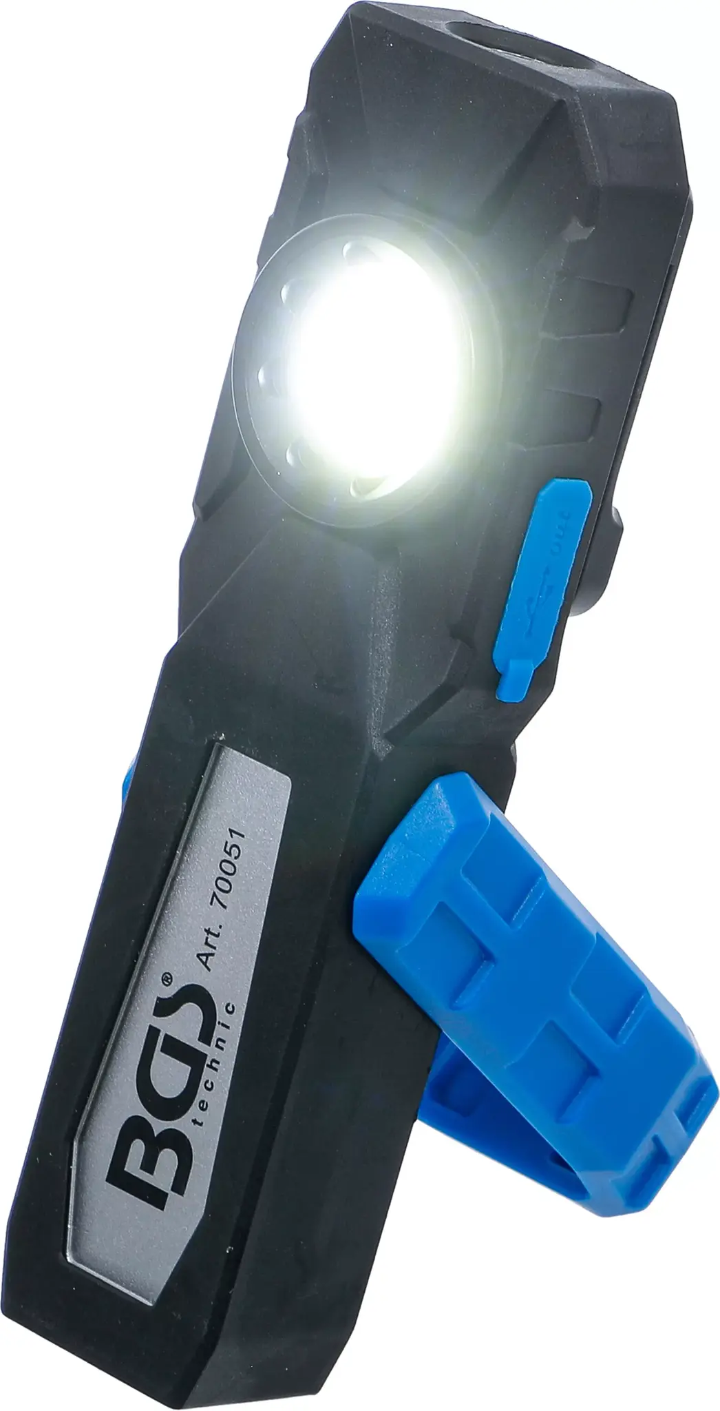 Lampe D’atelier Rechargeable BGS 85345 - 400 Lumens, Aimant Et Crochets, IP54, Batterie 2800 MAh