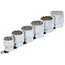 BGS Doppenset, twaalfkant - 1/2" - 24 - 38 mm - 6 delig