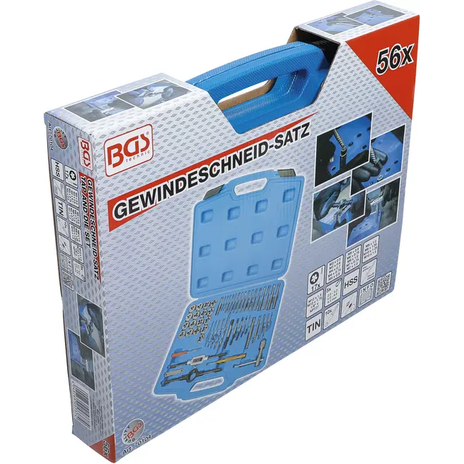 BGS Draadsnijtapset - M3 - M12 - 56 delig
