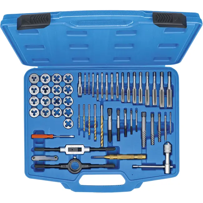 BGS Draadsnijtapset - inch - 1/4" - 1/2" - 56 delig