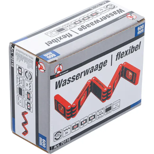 BGS Waterpas - flexibel - 600 mm