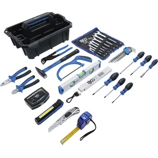 BGS Gereedschapskist - kunststof - incl. gereedschapsassortiment - 66 delig