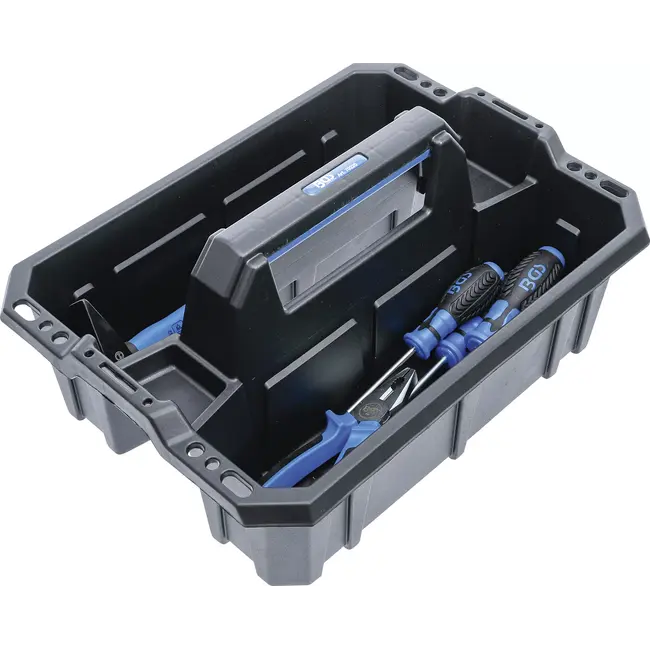BGS Gereedschapskist - kunststof - incl. gereedschapsassortiment - 11 delig