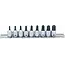 BGS Dopsleutelbitset - 1/4" - Torx-plus met boring TS10-TS50 - 9 delig