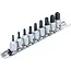 BGS Dopsleutelbitset - 1/4" - Torx-plus met boring TS10-TS50 - 9 delig
