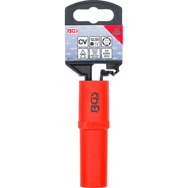 BGS VDE dopsleutel, zeskant - 1/2" - 14 mm