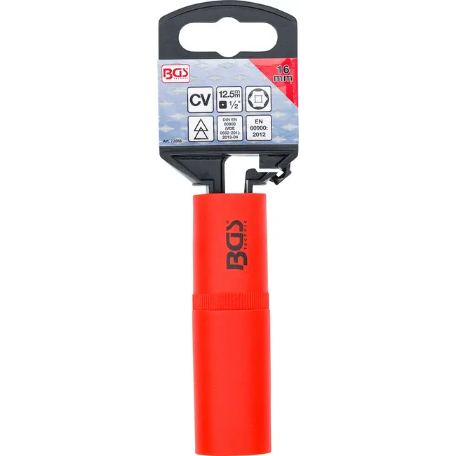 BGS VDE dopsleutel, zeskant - 1/2" - 16 mm