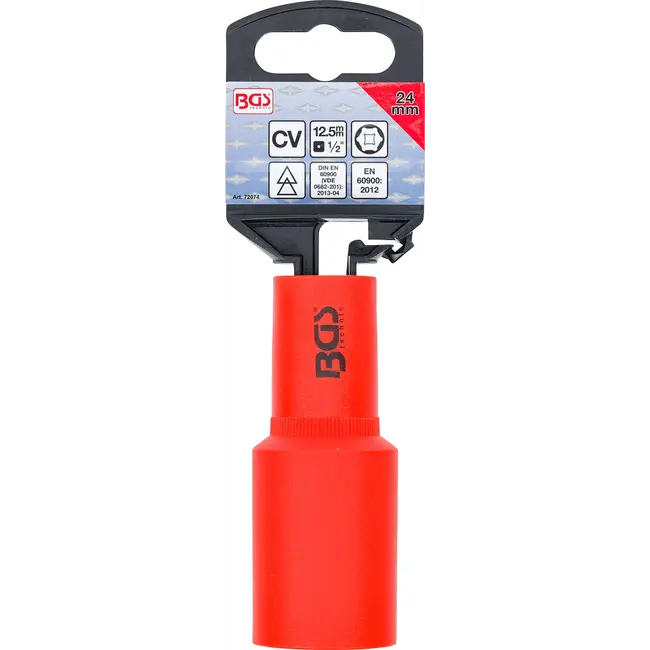 BGS VDE dopsleutel, zeskant - 1/2" - 24 mm