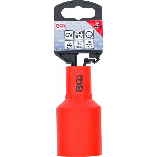 BGS VDE dopsleutel, zeskant - 1/2" - 32 mm