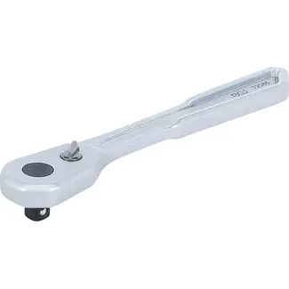 BGS technic Omschakelratel - extra vlak - fijn vertand - 1/4"