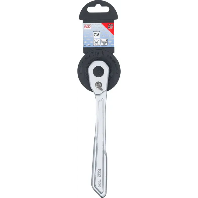 BGS Omschakelratel - extra vlak - fijn vertand - 3/8"