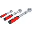 BGS Ratelsleutel-set - uittrekbaar - 1/4" - 3/8" - 1/2" - 3 delig