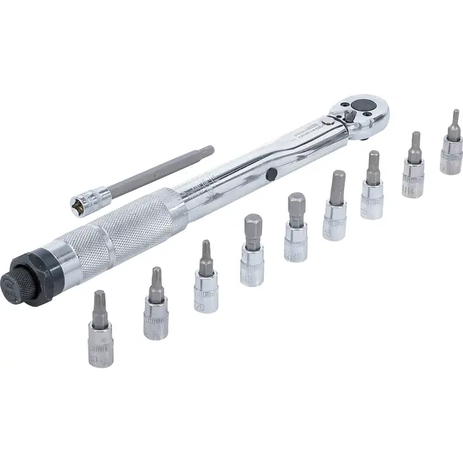 BGS Momentsleutelset - 1/4" - 2 - 24 Nm - 11 delig