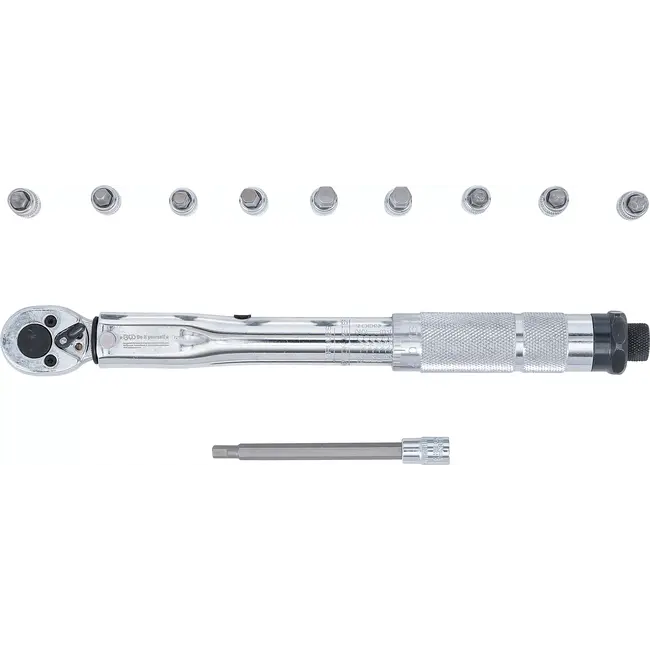 BGS Momentsleutelset - 1/4" - 2 - 24 Nm - 11 delig
