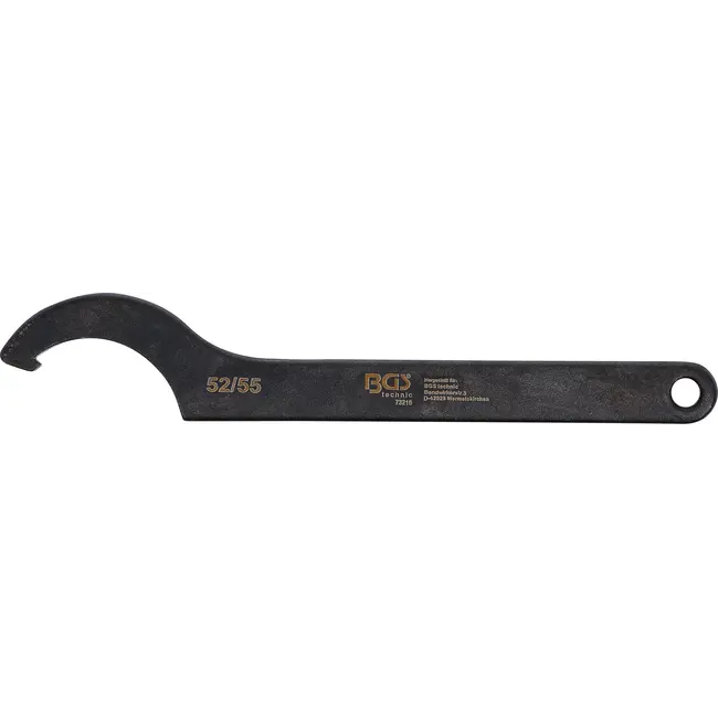 BGS Haaksleutel met neus - 52 - 55 mm