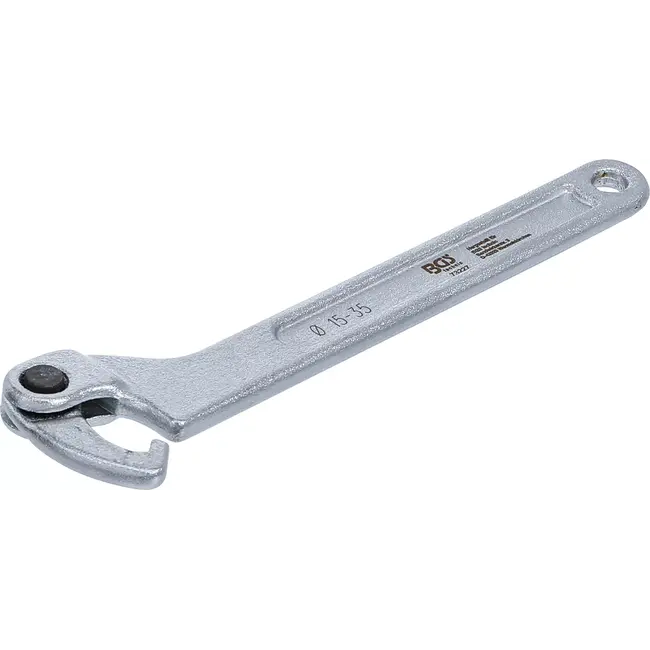 BGS Haaksleutel, verstelbaar, met neus - 15 - 35 mm