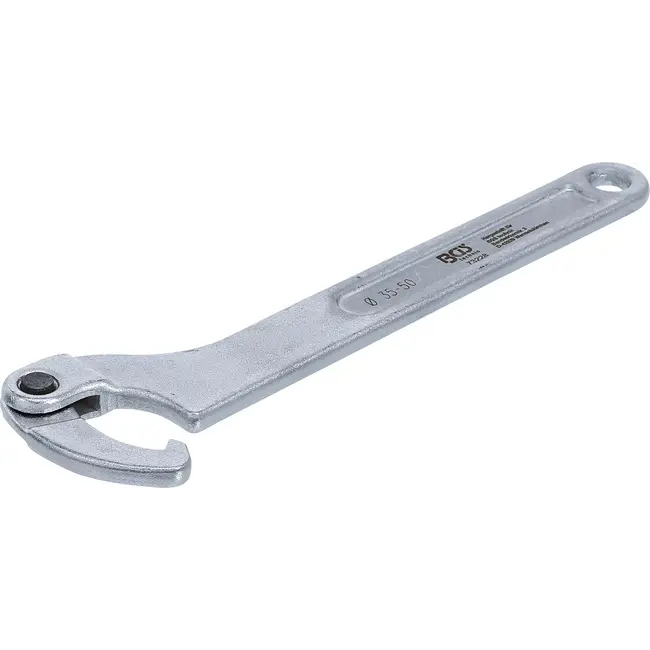 BGS Haaksleutel, verstelbaar, met neus - 35 - 50 mm