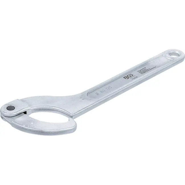 BGS Haaksleutel, verstelbaar, met neus - 80 - 120 mm