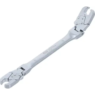 BGS Remleiding sleutel met ratelfunctie - 8 x 9 mm