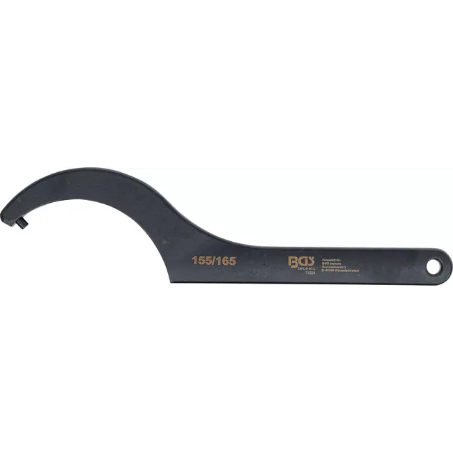 BGS Haaksleutel met pennen - 155 - 165 mm