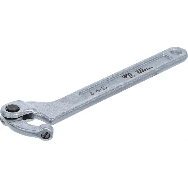 BGS Haaksleutel, verstelbaar, met pennen - 15 - 35 mm