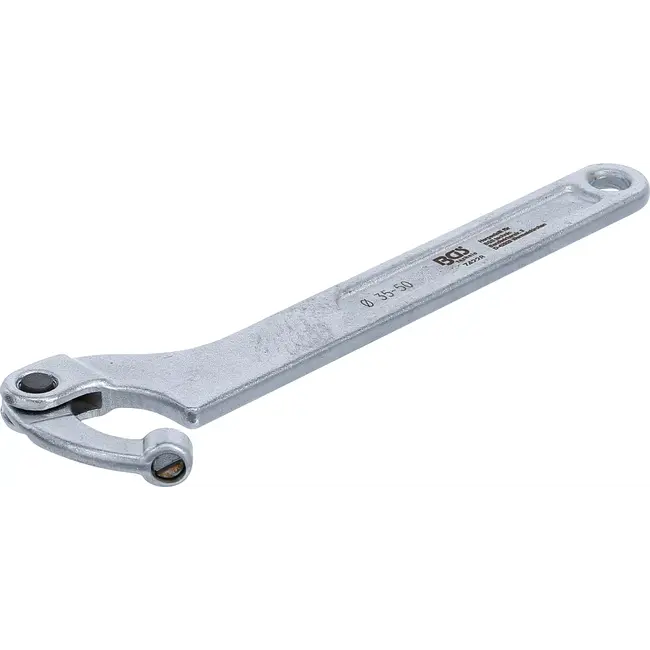 BGS Haaksleutel, verstelbaar, met pennen - 35 - 50 mm