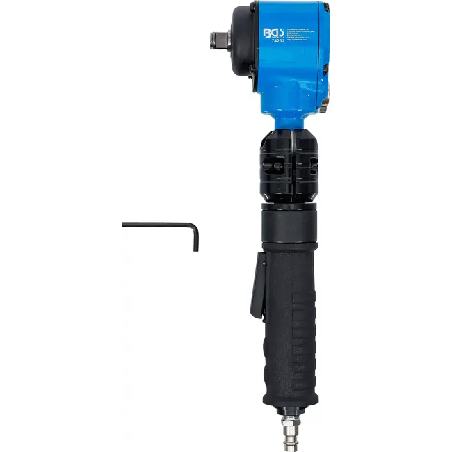 BGS Lucht slagmoersleutel - haaks - met draaibare en kantelbare kop - 1/2" - 650 Nm