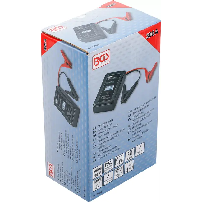 BGS Starthulpapparaat - zonder batterij - ultra-condensatortechnologie - 12 V / 300 A / 600 A