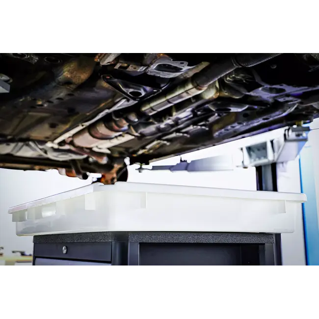 BGS Opvangbak met schenktuit - wit - 42 l