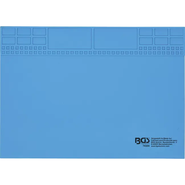 BGS Siliconen werkmat - magnetisch - 350 x 245 x 3 mm