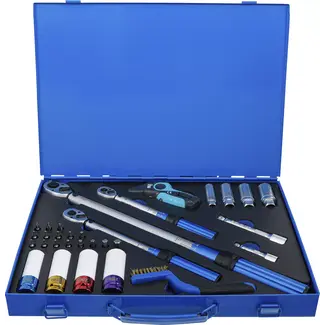 BGS Momentsleutelset - 1/4", 3/8", 1/2" - 31 delig