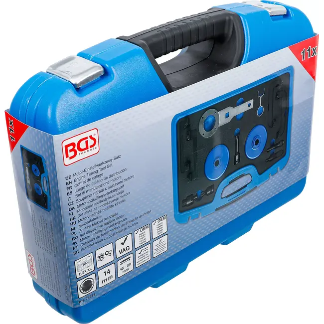 BGS Motorafstelset - voor VAG 2.4, 2.8, 3.0L benzine
