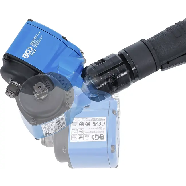 BGS Lucht slagmoersleutel - haakse en kracht dopsleutelset - 1/2" - 650 Nm - 10 delig