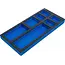 BGS Gereedschapmodule 1/3, leeg: 7 vakken - 408 x 189 x 32 mm
