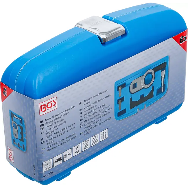 BGS Motorafstelset - voor VAG - 6 delig