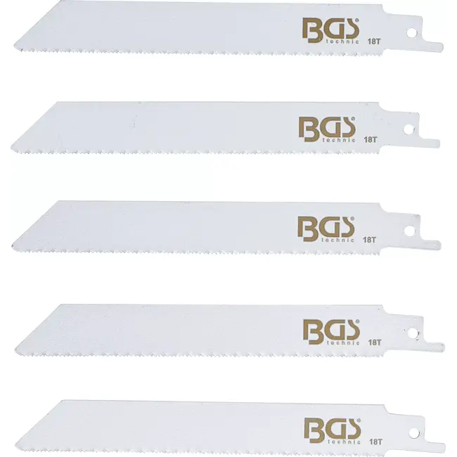 BGS Set sabelzaagbladen - voor BGS 70993, 74520 - 5 delig