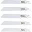 BGS Set sabelzaagbladen - voor BGS 70993, 74520 - 5 delig