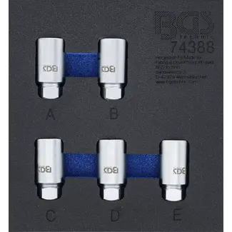 BGS technic Velgenslot demontageset voor Tesla - 5 delig
