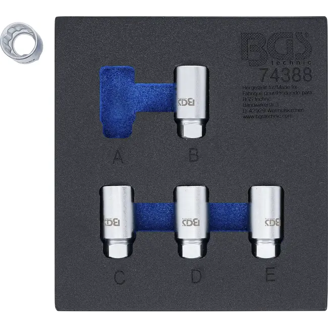 Velgenslot demontageset voor Tesla - 5 delig