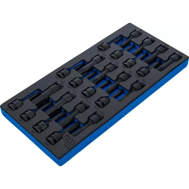 BGS Gereedschapsmodule 1/3: kracht dopsleutelbitset - 1/2" - 24 delig