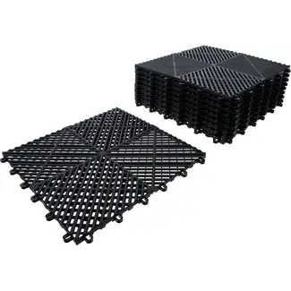 BGS Set kunststoftegels - kliksysteem - 400 x 400 x 18 mm - 10 delig