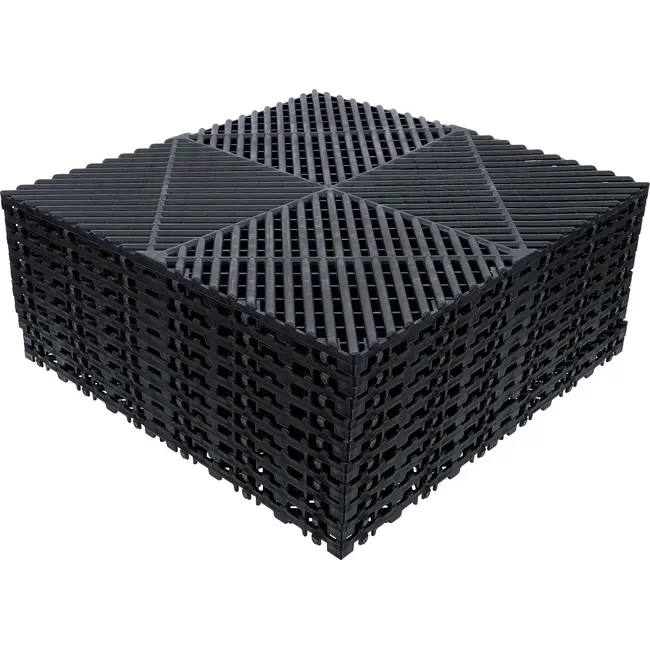 BGS Set kunststoftegels - kliksysteem - 400 x 400 x 18 mm - 10 delig