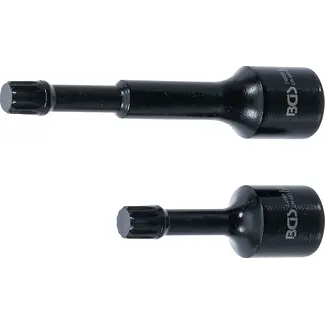 BGS technic Kracht speciale dopsleutelbitset - 1/2" - binnenveeltand (voor XZN) M12 - voor VAG - 2 delig