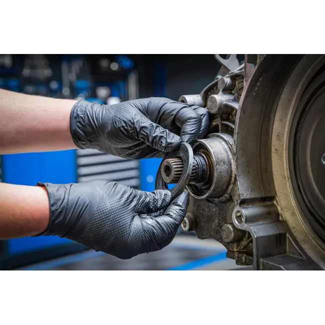 BGS Wegwerphandschoenen-box - nitril - extra grip - maat L - 100 stuks