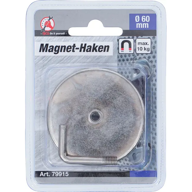 BGS Magneethaak - rond - Ø 60 mm - 10 kg