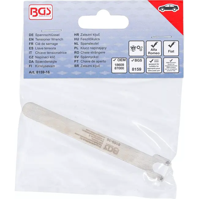 BGS Spansleutel - voor Fiat, Ford, Opel