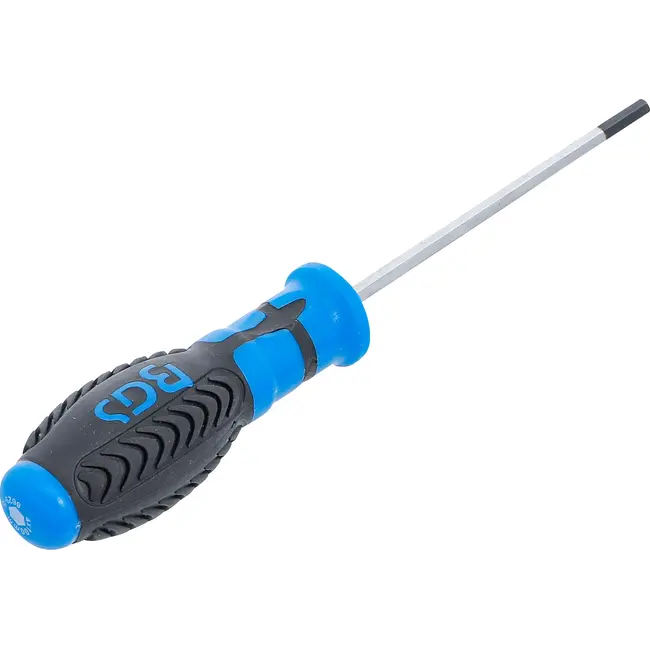 BGS Schroevendraaier - binnenzeskant 4 mm - Meslengte 100 mm