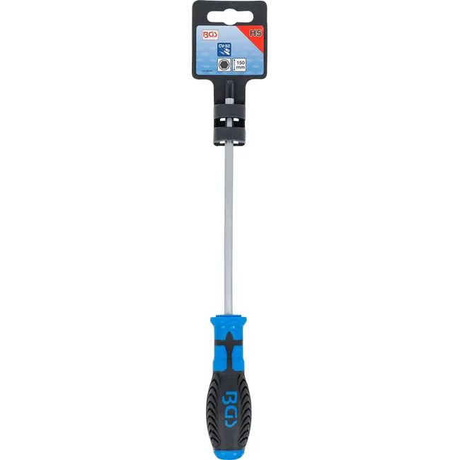 BGS Schroevendraaier - binnenzeskant 5 mm - Meslengte 150 mm